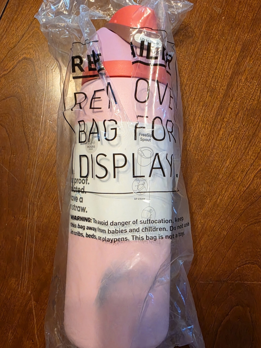 Owala FreeSip 32 oz Blossom Bunny Retired Pink Water Bottle New - Picture 7 of 8